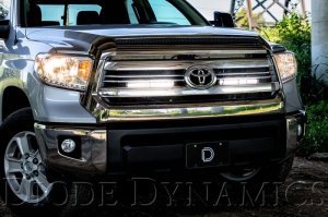 Toyota Tundra LED Light Bars - Diode Dynamics - SS12 Stage Series - Amber - `14-`21